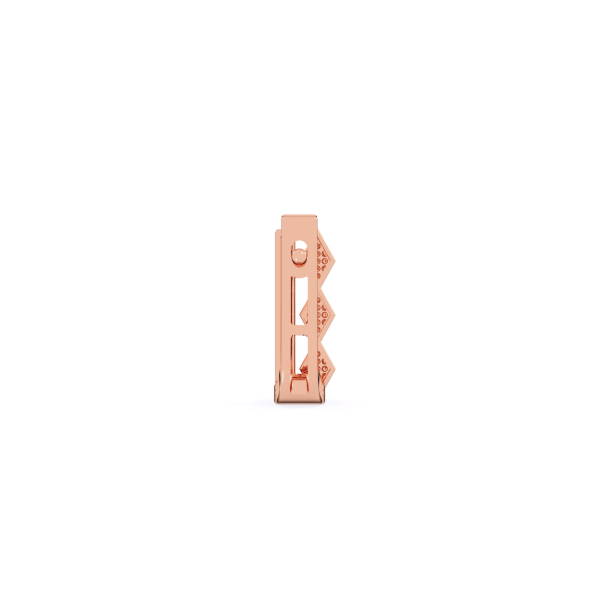 Luxurious Bar Diamond Hoop Earrings